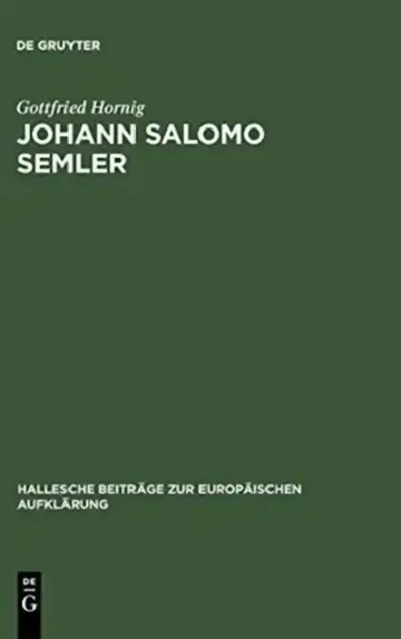 Cover of Johann Salomo Semler