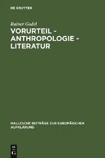 Cover of Vorurteil - Anthropologie - Literatur