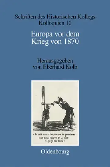 Cover of Europa vor dem Krieg von 1870