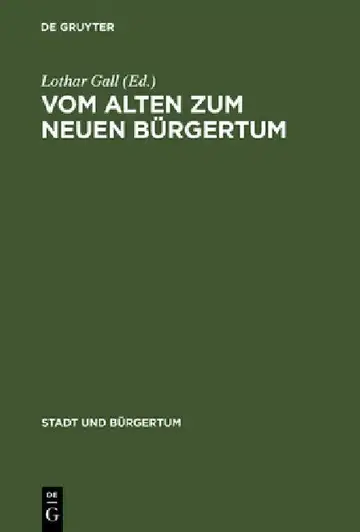Cover of Vom Alten Zum Neuen Bürgertum