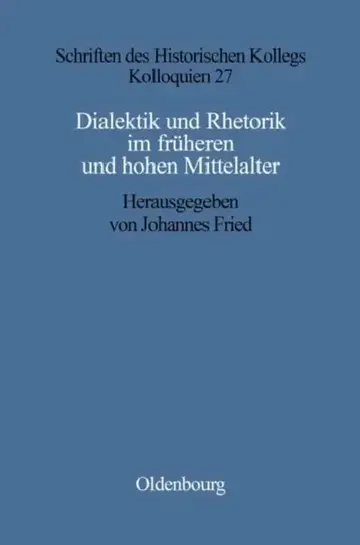 Cover of Dialektik und Rhetorik im frühen und hohen Mittelalter