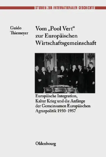 Cover of Vom Pool Vert Zur Europäischen Wirtschaftsgemeinschaft