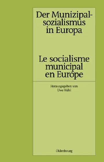 Cover of Der Munizipalsozialismus in Europa /Le socialisme municipal en Europe