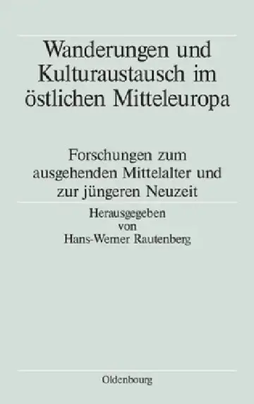 Cover of Wanderungen Und Kulturaustausch Im Östlichen Mitteleuropa