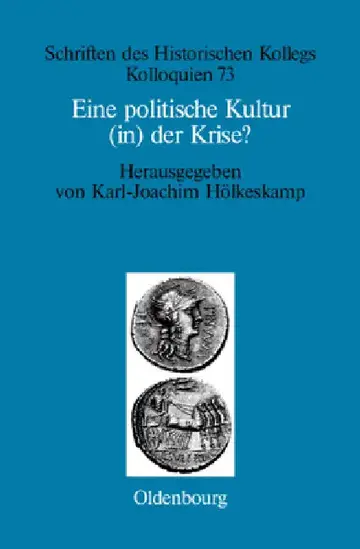 Cover of Eine politische Kultur (in) der Krise?