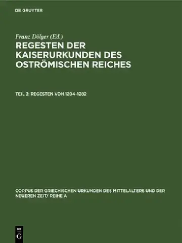 Cover of Regesten Von 1204-1282
