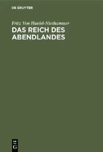 Cover of Das Reich Des Abendlandes