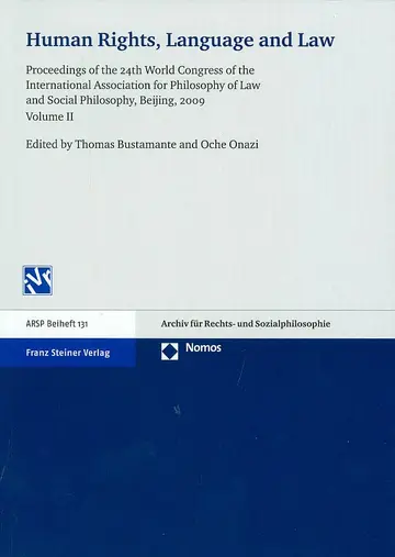 Cover of Human Rights, Language and Law