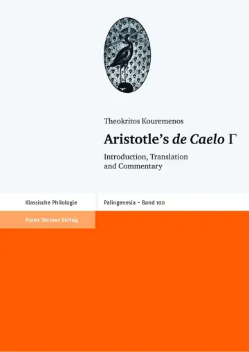Cover of Aristotle's De Caelo III