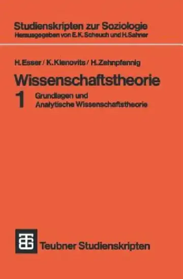 Cover of Wissenschaftstheorie
