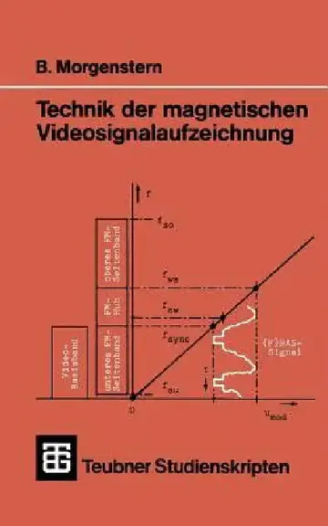 Cover of Technik Der Magnetischen Videosignalaufzeichnung
