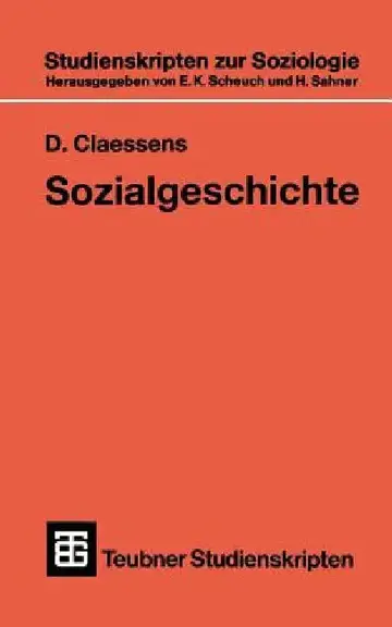 Cover of Sozialgeschichte Für Soziologisch Interessierte