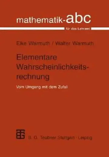 Cover of Elementare Wahrscheinlichkeitsrechnung