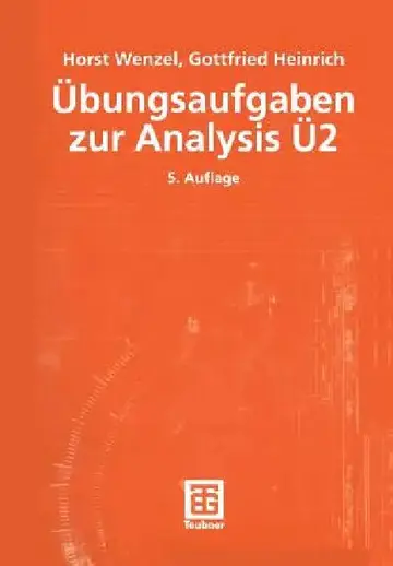 Cover of Übungsaufgaben Zur Analysis Ü 2