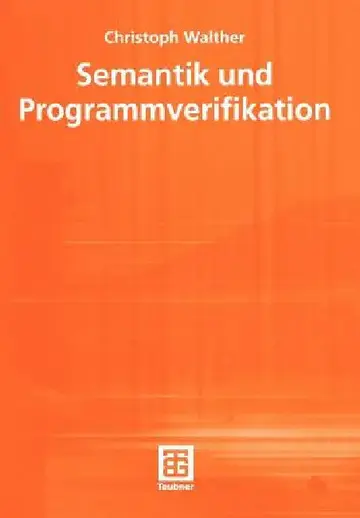Cover of Semantik Und Programmverifikation