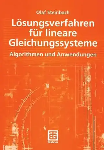 Cover of Lösungsverfahren Für Lineare Gleichungssysteme