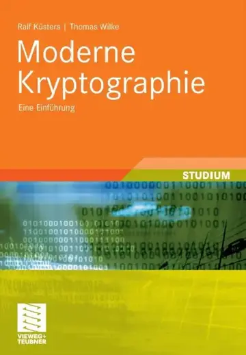 Cover of Moderne Kryptographie