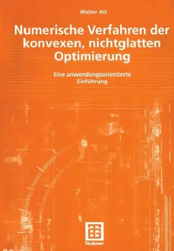 Cover of Numerische Verfahren Der Konvexen, Nichtglatten Optimierung