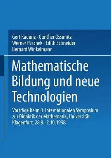 Cover of Mathematische Bildung Und Neue Technologien