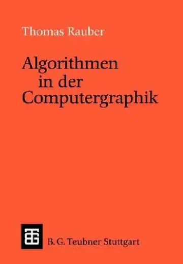 Cover of Algorithmen in Der Computergraphik