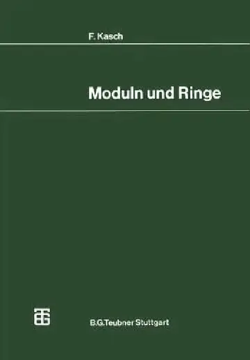 Cover of Moduln Und Ringe