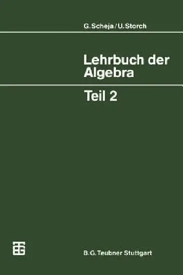 Cover of Lehrbuch Der Algebra