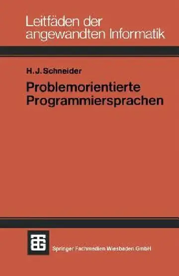 Cover of Problemorientierte Programmiersprachen