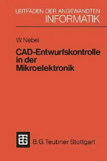 Cover of Cad-Entwurfskontrolle in Der Mikroelektronik