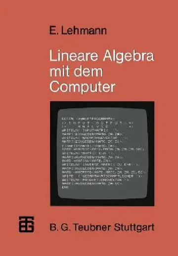 Cover of Lineare Algebra Mit Dem Computer