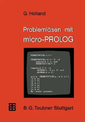 Cover of Problemlösen Mit Micro-PROLOG