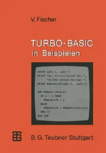 Cover of Turbo-Basic in Beispielen