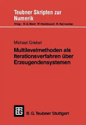 Cover of Multilevelmethoden ALS Iterationsverfahren Über Erzeugendensystemen
