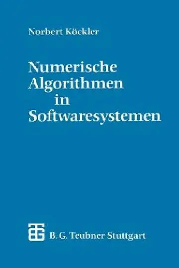Cover of Numerische Algorithmen in Softwaresystemen