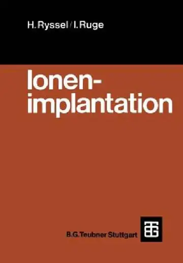 Cover of Ionenimplantation