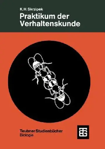 Cover of Praktikum Der Verhaltenskunde