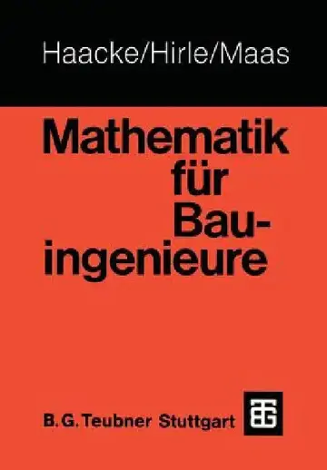 Cover of Mathematik Für Bauingenieure