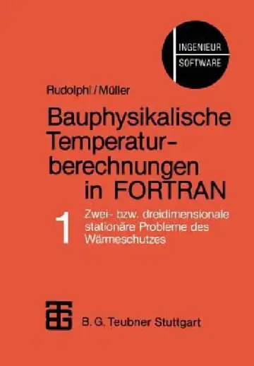 Cover of Bauphysikalische Temperaturberechnungen in FORTRAN