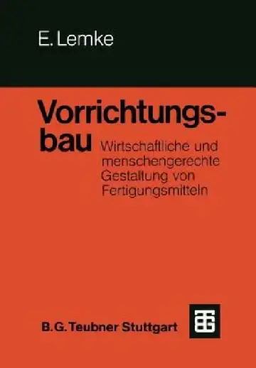 Cover of Vorrichtungsbau