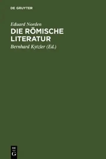Cover of Die römische Literatur