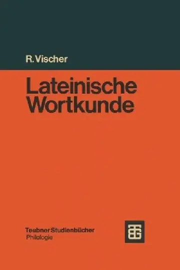 Cover of Lateinische Wortkunde