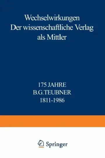Cover of Wechselwirkungen