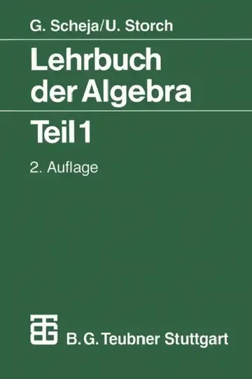 Cover of Lehrbuch Der Algebra