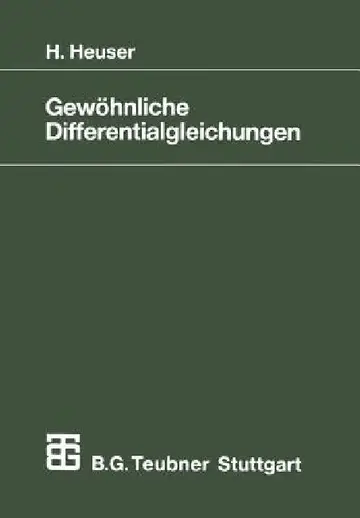 Cover of Gewöhnliche Differentialgleichungen