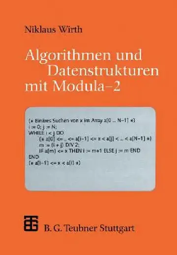 Cover of Algorithmen Und Datenstrukturen Mit Modula -- 2