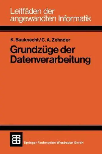 Cover of Grundzüge Der Datenverarbeitung