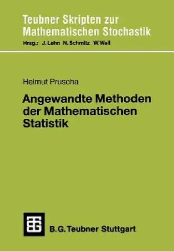 Cover of Angewandte Methoden Der Mathematischen Statistik