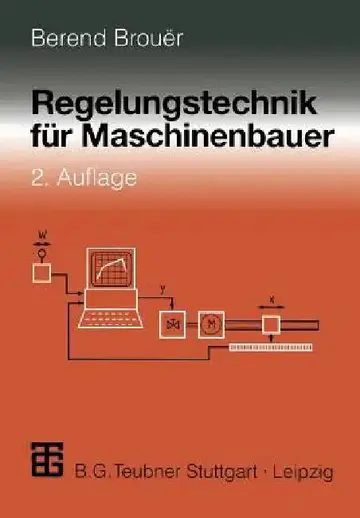 Cover of Regelungstechnik Für Maschinenbauer