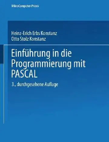 Cover of Einführung in Die Programmierung Mit Pascal