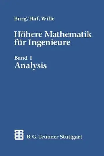 Cover of Höhere Mathematik Für Ingenieure