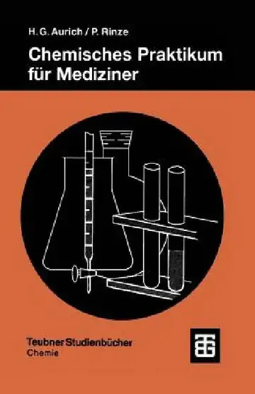 Cover of Chemisches Praktikum Für Mediziner